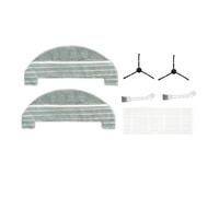 WKFBIFLY Replacement Cleaning Cloth Side Brush Filter Pack Compatible With Pursonic M8pro Sweeper Accessories Brush