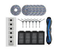 WKFBIFLY Replacement Parts Compatible With DEBOT T50 PRO OMNI- Main Side Brush Hepa Filter Mop Cloth Dust Bags Accessory Kit