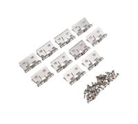 WKFBIFLY Spring Loaded Stainless Steel Butt Hinges Compatible with Furniture Cabinet Door Drawer Jewelry Wood Box Decorative Mini Hinge