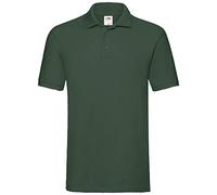WKH Men's Fruit of the Loom Premium Shirt, Bottle Green, M