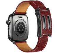 wkiss Designer Leather Band Compatible with Apple Watch for Women, Premium Genuine Leather Strap with Signature Magnetic Clasp, Luxury Dressy Replacement Band for iWatch Ultra 3/2/Series 11/10/9/8/7/6