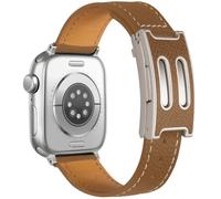 wkiss Designer Leather Band Compatible with Apple Watch for Women, Premium Genuine Leather Strap with Signature Magnetic Clasp, Luxury Dressy Replacement Band for iWatch Ultra 3/2/Series 11/10/9/8/7/6
