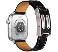 wkiss Designer Leather Band Compatible with Apple Watch for Women, Premium Genuine Leather Strap with Signature Magnetic Clasp, Luxury Dressy Replacement Band for iWatch Ultra 3/2/Series 11/10/9/8/7/6