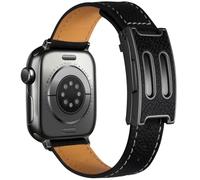 wkiss Leather Magnetic Band Compatible with Apple Watch for Women, Premium Genuine Leather Designer Replacement Strap, Dressy Watch Band for iWatch Ultra 3/2/1, Series 11/10/9/8/7/6/5/4/3/2/1, SE 3/2