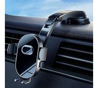 WKJEIGHT Car Phone Holder for Kia Soul 2009-2024, Adjustable Mount Automobile Air Vent Cradle Accessories Dashboard Windscreen Rotatable Anti-slip Stand Mobile Clamp Stable