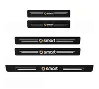 WKJEIGHT Car Sill Protectors Strips for Smart EQ A453 2018 2019,Door Sill Kick Plate Covers Guard Bumper Welcome Pedal Protector Threshold Edge Stickers Scuff Panel,5 pieces