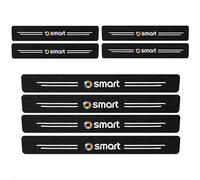 WKJEIGHT Car Sill Protectors Strips for Smart EQ C453 2020-2025,Door Sill Kick Plate Covers Guard Bumper Welcome Pedal Protector Threshold Edge Stickers Scuff Panel,8 pieces