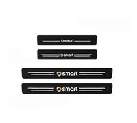 WKJEIGHT Car Sill Protectors Strips for Smart EQ C453 2020-2025,Door Sill Kick Plate Covers Guard Bumper Welcome Pedal Protector Threshold Edge Stickers Scuff Panel,4 pieces