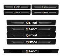 WKJEIGHT Car Sill Protectors Strips for Smart EQ C453 2020-2025,Door Sill Kick Plate Covers Guard Bumper Welcome Pedal Protector Threshold Edge Stickers Scuff Panel,9 pieces