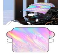 WKJEIGHT Car Windshield Sunshade for Ford Ranger single cab 2015-2018, Umbrella Sun Shade Blocks Protector Sun Reflector Reflective Cover Sunshades Heat Blocker Dashboard Sun Heat UV Visor