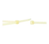 WKK 11887071 Cable Tie 150 mm Black Releasable UV-Proof Pack of 100