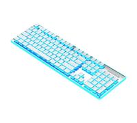 Wkldjf 104Key Full Size Silents Mechanical Keyboards USB Cord with Colorful Lighting IPX4 Protected for Laptop PC Accessories Silents Keyboards