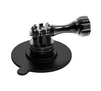 Wkldjf 3 Slot Aluminum Alloy Action Camera Suction Mount With Strong Adhesive Base For Multiple Surfaces Car Dashboards Glass Tile Installation