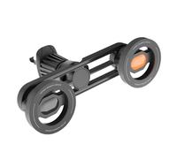 Wkldjf 360 Rotatable Car Phone Mount Holder for Double Phones Easy None Tools Install Strong Holds on Roads Compact Size Double Hook Car Mount