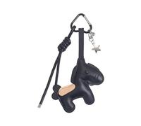 Wkldjf Adorable Cartoon Horse PU Leather Keychain Elegant Bag Charm Soft Practical Bag Accessory Portable Women Lovely Horse Keychain