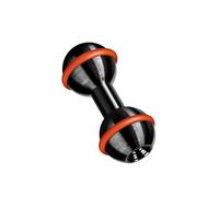Wkldjf Aluminum Alloy Head Adapter 1in With M6s And 1/4inch Thread For Action Cameras And Camcorders Underwater Tray Systems