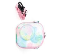 Wkldjf Camera Carrying Case Hard Camera Storage Bag with Shoulder Straps for Mini7+/8/9/12 Camera Gradients Colour
