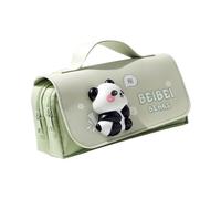 Wkldjf Cartoon Pen Pouch,Large Pencil Case with Handle Pencil Case High Capacity Pen Holder Bag Zippered Pen Pouches Travel Makeup Pouches