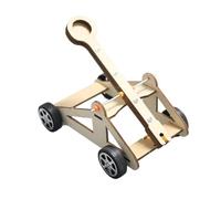 Wkldjf Classroom Science Project Wooden Catapults Model Set Educational Assembly Tool for Teaching Physics Concepts Historical Catapults Science Model Set