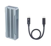 Wkldjf Fast UsbC Aluminum SSD Case 40Gbps Transfer Toolless AssemblyUSB4 Thunderbolt3compatible Efficient Heat Dissipation External Drive Enclosure
