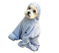 Wkldjf Full Wrapped High Absorbent Pet Bath Towel Ensures Warmth After Bath and Provide for Dog on Smooth Floor Pet Robe Towel