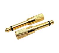Wkldjf Heavy Duty Alloy Sound Adapter 6.5mm To 3.5mm Female Plugs Corrosions Resistant Studio Accessory Gold Plate Adapter