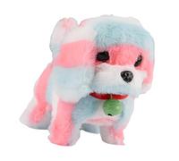 Wkldjf Interactive Electronic Plush Dog Comfort Toy with Natural Sounds and Life Like Movement for Toddler Indoor Entertainment Realistic Pet Toy