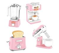 Wkldjf Kids Pretend Play Kitchen Appliances Toy with Realistic Sound and Light Toddler Educational Early Learning Activity Toy Pretend Play Kitchen Set