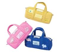 Wkldjf Multiurpose Corduroy Pencil Bag Handheld Case Crossbody Pen Pouches Travel Pen Organizers Bag for Student Kid Student Case