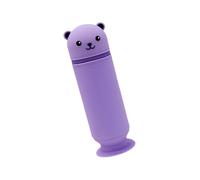 Wkldjf Pen Holder,Cartoon Bear Pen Holder Silicone Pencil Case with Suction Cup for Pen Pencil Markers School Office and Home Supplies