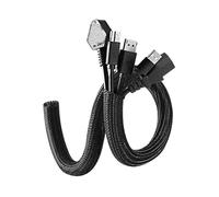 Wkldjf Pet Proof Cable Sleeve Braided Cable Management Sleeves Covers For Home Office Desk Electronics And Wire Protections