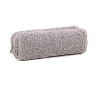 Wkldjf Plush Pen Pouch,Plush Pencil Case Large Compartment Zippered Pen Pouches Pen Organizers Bag Travel Makeup Bag for Student Women Girl