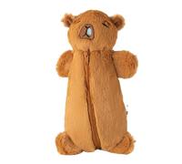 Wkldjf Plush Pen Pouch,Plush Pencil Case Novelty Animal Pen Pouches Zippered Pencil Bag Large Capacity for Women Girl Student Office School