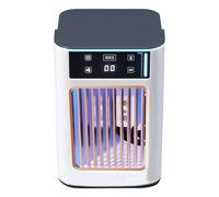 Wkldjf Portable Air Conditioning Fan With Breathing Light Household USB Rechargeable Air Coolers With 900ML Water Tanks