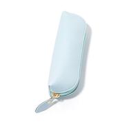 Wkldjf Practical Pen Bag PU Leather Case Large Capacity Pencil Bag Aesthetic School Office Supplies Large Capacity Pu Leather Pouch Aesthetic Pouch