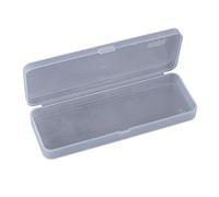 Wkldjf Practical Pencil Box Large Capacity Pencil Case Pencil Container Clear Pen Box Desk Organisers School Office Supplies