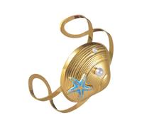 Wkldjf Sea Themed Open Bangle With Sea Star Shell Detailing Stylish Stainless Steel Fashion Accessory For Daily Wear Unique Charm Beach Vacation Jewelry