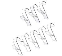 Wkldjf Set of 8 Concealed Holders with Grip for Home Organization Detachable Design Adhesive Towel Fasteners Strong Fasteners