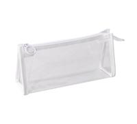 Wkldjf Simple Pen Bag Clear Pencil Case Pouches Practical Makeup Aesthetic School Supplies Practical Large Capacity Clear Aesthetic