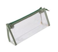Wkldjf Simple Pen Bag Clear Pencil Case Pouches Practical Makeup Aesthetic School Supplies Practical Large Capacity Clear Aesthetic