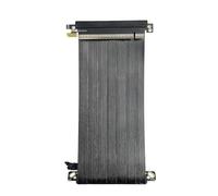 Wkldjf Slimly PCIe5.0 X16 GPU Extension Cable For Compactly ITX Case Supporting Double Reverse Setups Speed Data Transfer GPU Extension Cable