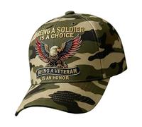 Wkldjf Stylish Commemorative Baseball Cap with Foldable Design Easy Storage for Bags During Adventure Outings Being a Veterans Commemorative Cap
