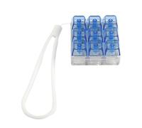 Wkldjf Transparently 9 Mechanical Keyboard Switches Tester Silicone Cord Stress Relief Toy For Office Home Travel Keyboard Switches Test Tool