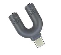 Wkldjf Type C To 3.5mm Headphones Y Splitter Adapter Connectors Couple Sharing Adapter For Smartphones Tablets Laptops