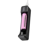 Wkldjf USB C Power 1/2/3/4 Slot Battery Charging LED Display For 18650 Batteries Overcharges And Shortcircuits Protections
