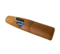 Wkldjf Vintage Leather Pen for Case Pocket Pen Stationery Bag for Students Office Women Men Business Trave