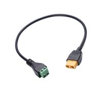 Wkldjf XT60 Female To 2-Pin Connector Cable Solderless Screw Fixed Design Quick Charging Extension Cord 30cm