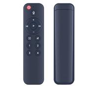 WKOLF New Voice Replaced Remote Control suit for WiiM Music Streamers and Amplifiers, Mini AirPlay 2 Pro PLUS Audio Streamer, Push-to-Talk, 4 Music Preset Buttons