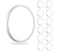 WKONCLDY 12Pack 3200lm LED Flush Mount Ceiling Light, Super Slim 12 inch Ceiling Light, 5000K LED Light for Bedroom, Living Room, Dining Room, Garage, Office, Warehouse