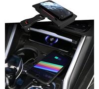 Wkopet Car Wireless Charger for BMW 3 Series G20 G28 2020-2023 Center Console Panel,15W Wireless Charging Pad with USB for Any Qi Enabled Phone Fast Wireless Phone Charger